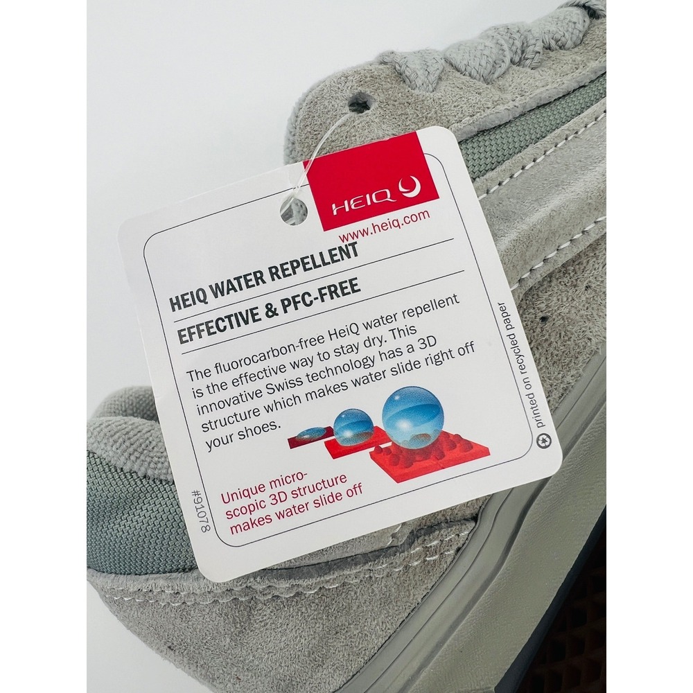 Vans Knu Skool Mens 7.5/ Womens 9 Grey Cordura Water Repellent Suede Skate Shoes - Picture 5 of 10